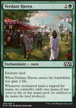Verdant Haven⁣ - Magic 2015⁣ (Common)⁣ [206]