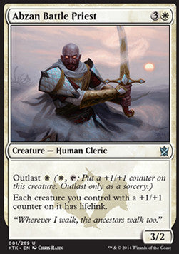 Abzan Battle Priest⁣ - Khans of Tarkir⁣ (Uncommon)⁣ [1]