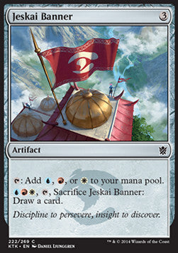 Jeskai Banner⁣ - Khans of Tarkir⁣ (Common)⁣ [222]