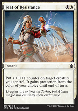 Feat of Resistance⁣ - Khans of Tarkir⁣ (Common)⁣ [10]