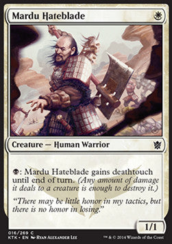 Mardu Hateblade⁣ - Khans of Tarkir⁣ (Common)⁣ [16]