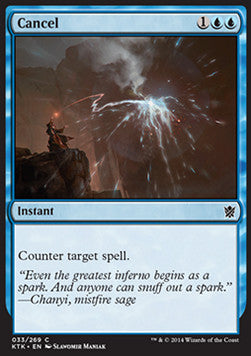 Cancel⁣ - Khans of Tarkir⁣ (Common)⁣ [33]