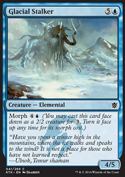 Glacial Stalker⁣ - Khans of Tarkir⁣ (Common)⁣ [41]
