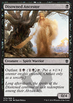 Disowned Ancestor⁣ - Khans of Tarkir⁣ (Common)⁣ [70]