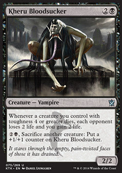Kheru Bloodsucker⁣ - Khans of Tarkir⁣ (Uncommon)⁣ [75]
