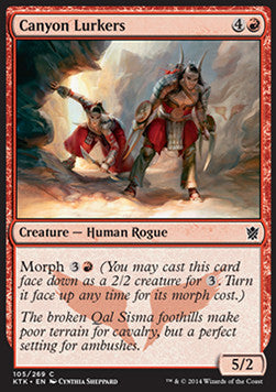 Canyon Lurkers⁣ - Khans of Tarkir⁣ (Common)⁣ [105]