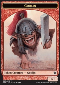 Goblin Token (Red 1/1)⁣ - Khans of Tarkir⁣ (Token)⁣ [T7]