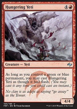 Hungering Yeti⁣ - Fate Reforged⁣ (Uncommon)⁣ [105]