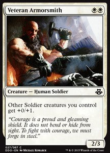 Veteran Armorsmith⁣ - Duel Decks: Elspeth vs. Kiora⁣ (Common)⁣ [27]