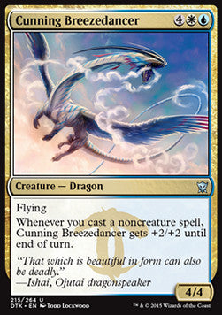 Cunning Breezedancer⁣ - Dragons of Tarkir⁣ (Uncommon)⁣ [215]