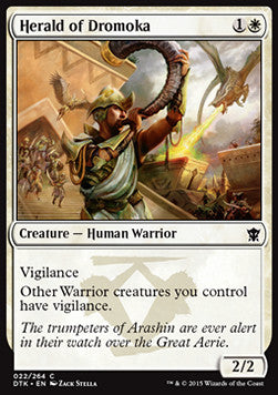 Herald of Dromoka⁣ - Dragons of Tarkir⁣ (Common)⁣ [22]