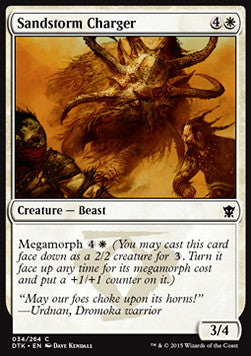 Sandstorm Charger⁣ - Dragons of Tarkir⁣ (Common)⁣ [34]