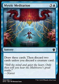 Mystic Meditation⁣ - Dragons of Tarkir⁣ (Common)⁣ [64]