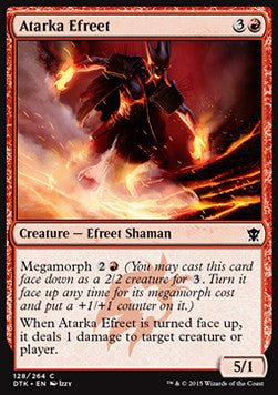Atarka Efreet⁣ - Dragons of Tarkir⁣ (Common)⁣ [128]
