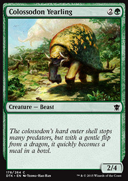 Colossodon Yearling⁣ - Dragons of Tarkir⁣ (Common)⁣ [178]