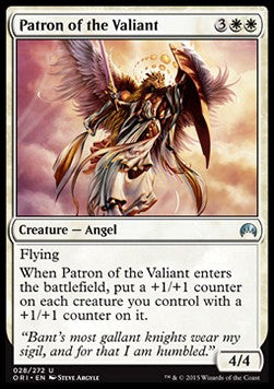 Patron of the Valiant⁣ - Magic Origins⁣ (Uncommon)⁣ [28]