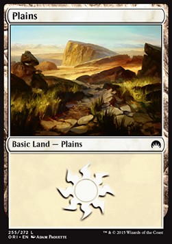 Plains (V.3)⁣ - Magic Origins⁣ (Land)⁣ [255]