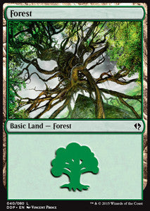Forest (V.3)⁣ - Duel Decks: Zendikar vs. Eldrazi⁣ (Land)⁣ [40]