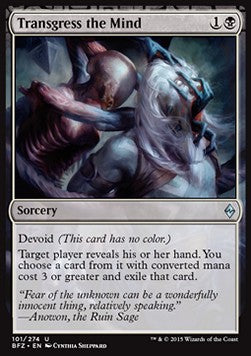 Transgress the Mind⁣ - Battle for Zendikar⁣ (Uncommon)⁣ [101]