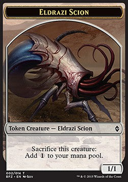Eldrazi Scion Token (Colorless 1/1) (V.1)⁣ - Battle for Zendikar⁣ (Token)⁣ [T2]