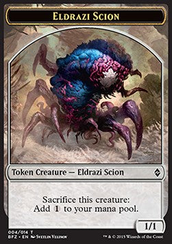 Eldrazi Scion Token (Colorless 1/1) (V.3)⁣ - Battle for Zendikar⁣ (Token)⁣ [T4]