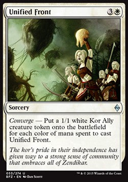 Unified Front⁣ - Battle for Zendikar⁣ (Uncommon)⁣ [53]