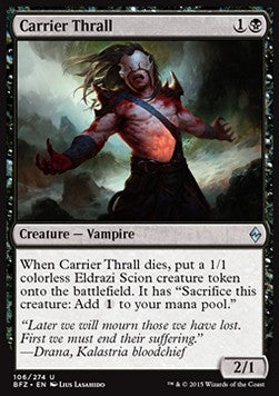 Carrier Thrall⁣ - Battle for Zendikar⁣ (Uncommon)⁣ [106]
