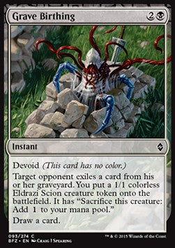 Grave Birthing⁣ - Battle for Zendikar⁣ (Common)⁣ [93]