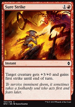 Sure Strike⁣ - Battle for Zendikar⁣ (Common)⁣ [157]