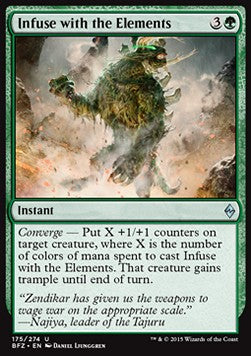 Infuse with the Elements⁣ - Battle for Zendikar⁣ (Uncommon)⁣ [175]