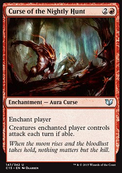 Curse of the Nightly Hunt⁣ - Commander 2015⁣ (Uncommon)⁣ [147]