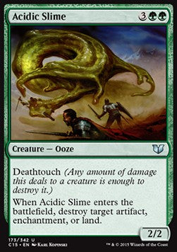 Acidic Slime⁣ - Commander 2015⁣ (Uncommon)⁣ [173]