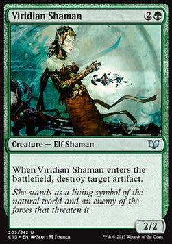 Viridian Shaman⁣ - Commander 2015⁣ (Uncommon)⁣ [209]