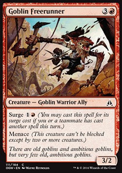 Goblin Freerunner⁣ - Oath of the Gatewatch⁣ (Common)⁣ [111]