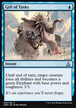 Gift of Tusks⁣ - Oath of the Gatewatch⁣ (Uncommon)⁣ [55]