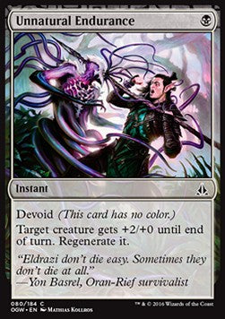 Unnatural Endurance⁣ - Oath of the Gatewatch⁣ (Common)⁣ [80]