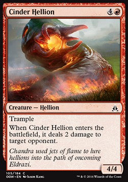 Cinder Hellion⁣ - Oath of the Gatewatch⁣ (Common)⁣ [105]