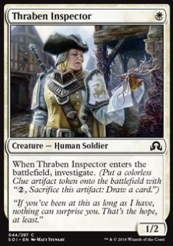 Thraben Inspector⁣ - Shadows over Innistrad⁣ (Common)⁣ [44]