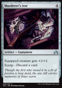 Murderer's Axe⁣ - Shadows over Innistrad⁣ (Uncommon)⁣ [259]