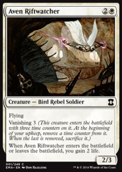 Aven Riftwatcher⁣ - Eternal Masters⁣ (Common)⁣ [1]