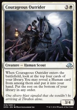 Courageous Outrider⁣ - Eldritch Moon⁣ (Uncommon)⁣ [18]