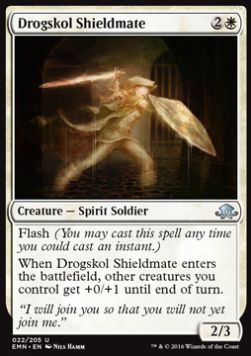 Drogskol Shieldmate⁣ - Eldritch Moon⁣ (Uncommon)⁣ [22]