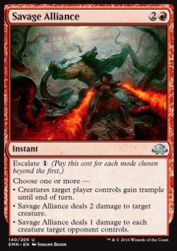 Savage Alliance⁣ - Eldritch Moon⁣ (Uncommon)⁣ [140]