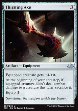 Thirsting Axe⁣ - Eldritch Moon⁣ (Uncommon)⁣ [202]