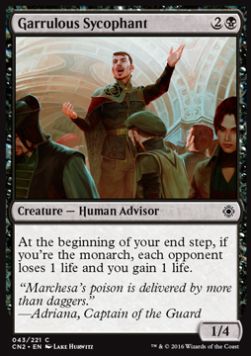 Garrulous Sycophant⁣ - Conspiracy: Take the Crown⁣ (Common)⁣ [43]