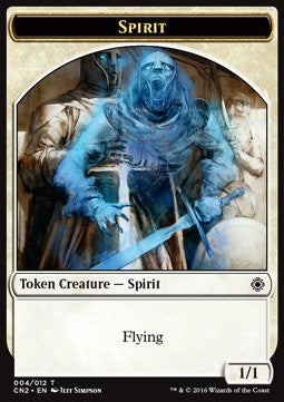 Spirit Token (White 1/1)⁣ - Conspiracy: Take the Crown⁣ (Token)⁣ [T4]