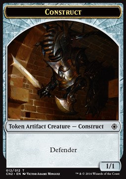 Construct Token (Artifact 1/1 Defender)⁣ - Conspiracy: Take the Crown⁣ (Token)⁣ [T12]