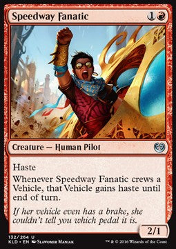 Speedway Fanatic⁣ - Kaladesh⁣ (Uncommon)⁣ [132]