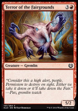 Terror of the Fairgrounds⁣ - Kaladesh⁣ (Common)⁣ [137]