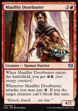 Maulfist Doorbuster⁣ - Kaladesh⁣ (Uncommon)⁣ [123]